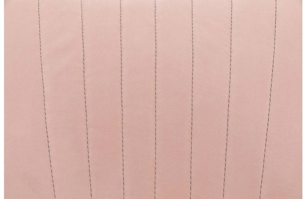 Goossens Eetkamerstoel Rob roze velvet stof met armleuning, urban industrieel