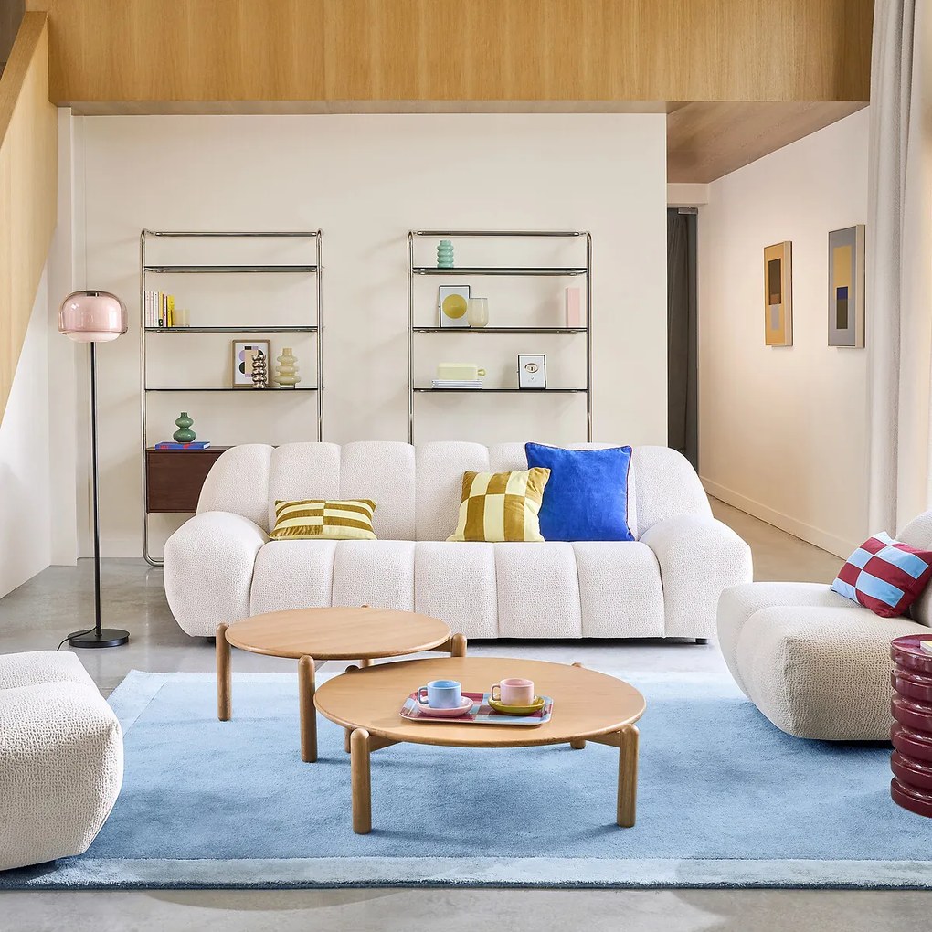 XL fauteuil, reliëfstof, Nuria