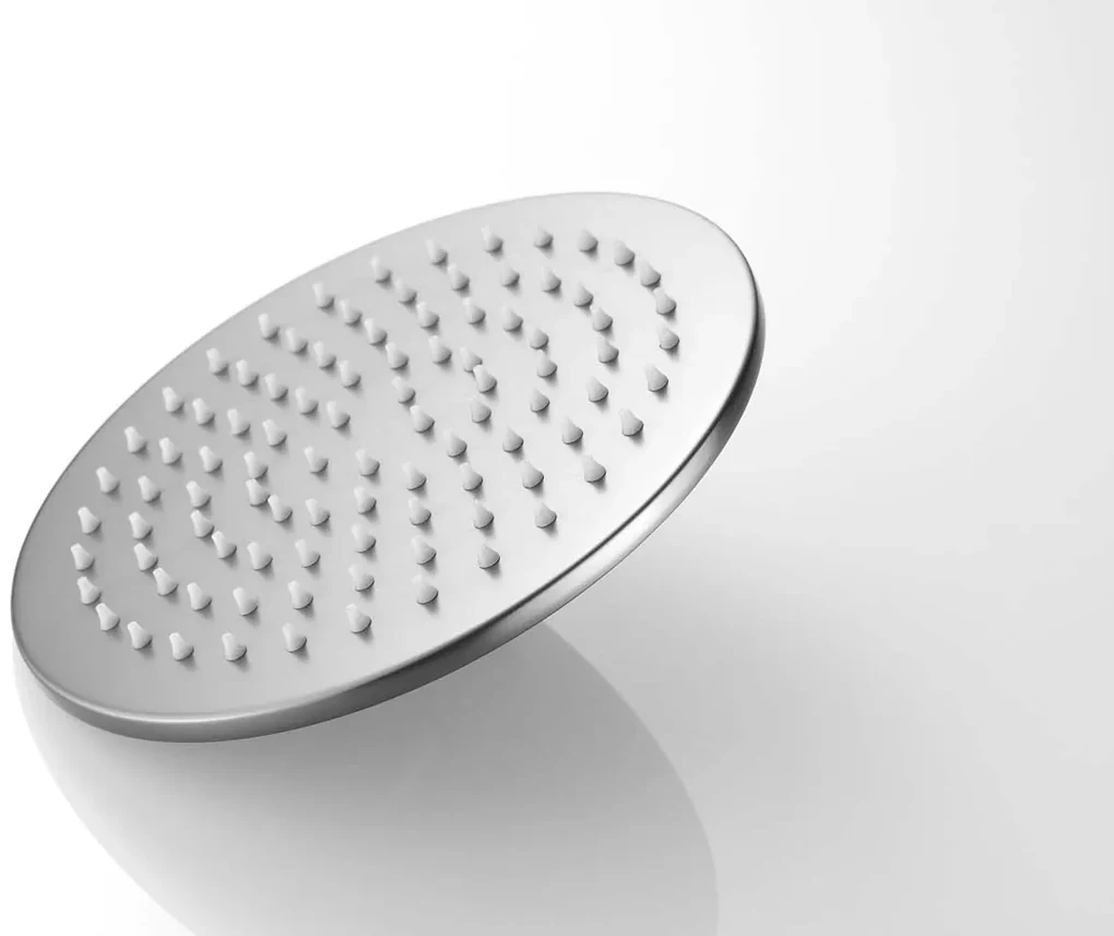 Saniclear Vision ronde douchekop 20cm verouderd ijzer - gunmetal