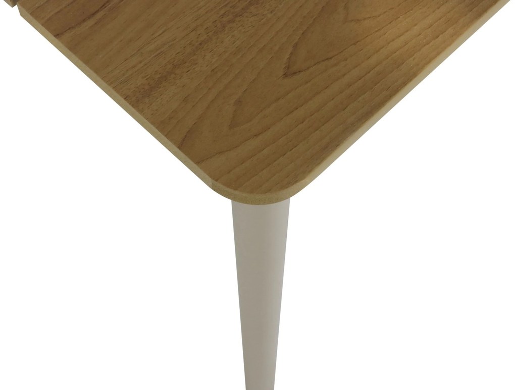 Dining Tuintafel rechthoekig  240 x 92 cm Aluminium/Polywood (teakfinish) Taupe Matale