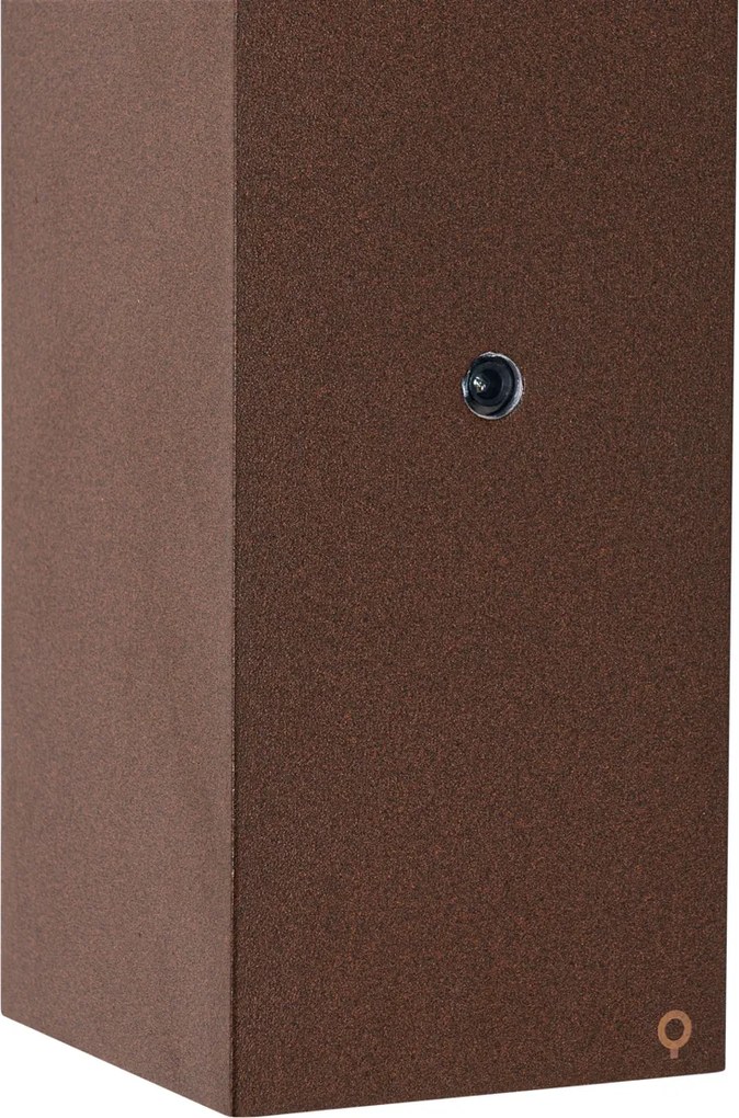 Wandlamp roestbruin 2-lichts AR70 IP44 met schemersensor - Baleno