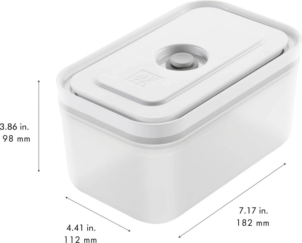 ZWILLING Fresh & Save Vacuümdoos M, Kunststof, semitransparant-Grijs - Fresh & Save - ZWILLING