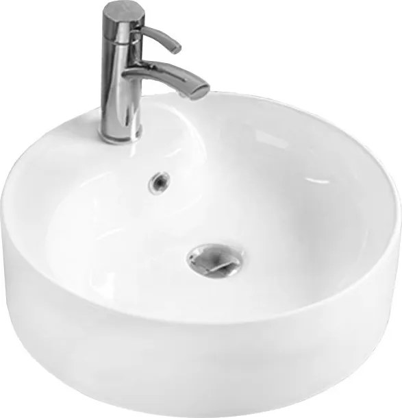 Mexen Lila opbouw waskom 46 x 46 cm, wit - 21824600