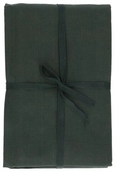 Tafelkleed rond, GOTS bio-katoen, donkergroen,Ø 180 cm