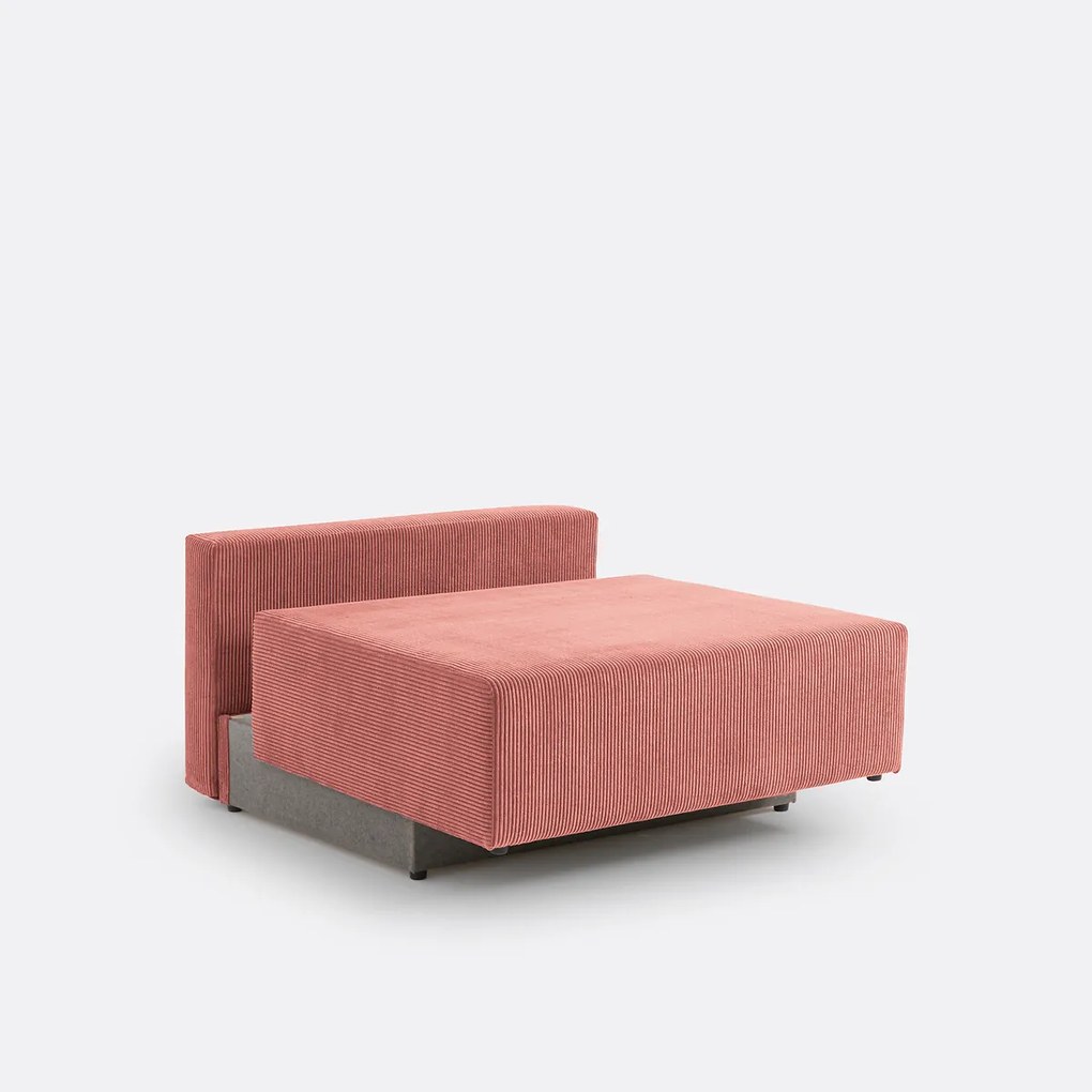 2-zits corduroy slaapbank met koffer, MAONA