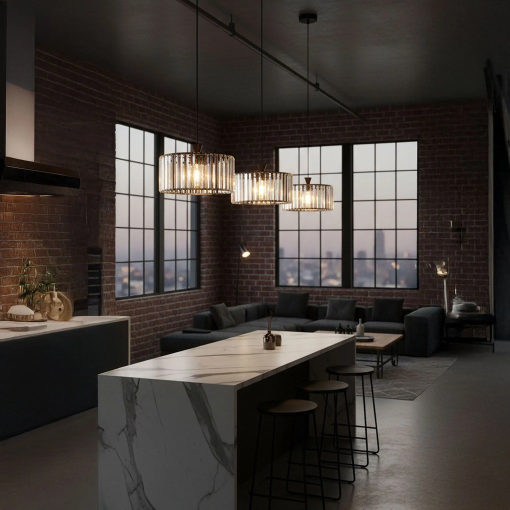 KRISTALLEN HANGLAMP APP1651-6CP