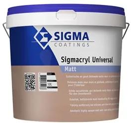 Sigma Sigmacryl Universal Matt - Mengkleur - 10 l