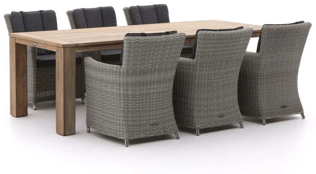 Intenso Adriano/ROUGH-X 240cm dining tuinset 7-delig