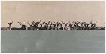 StoryWood Deer Wanddecoratie 110 x 55 cm