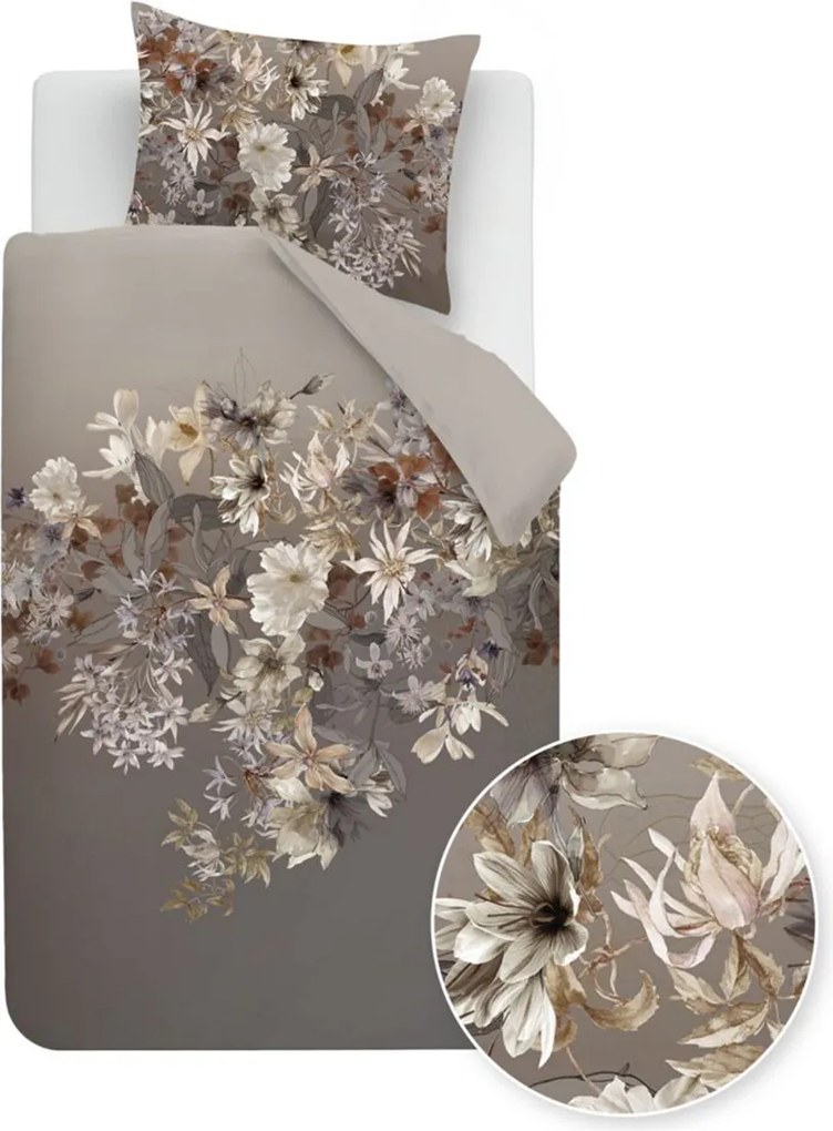 Kardol by Beddinghouse Saffron Dekbedovertrek Grey Brown – Bij Swiss Sense