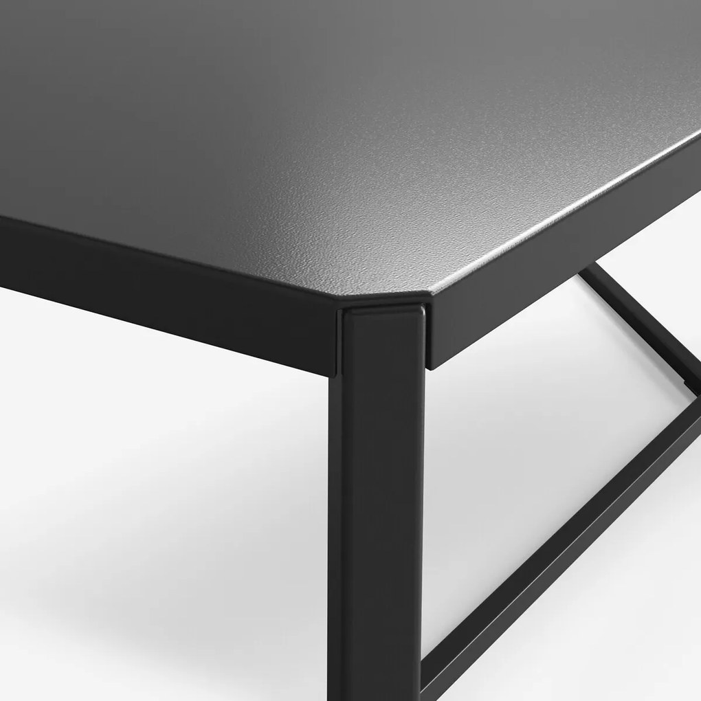 Stalen metalen tafel Romy
