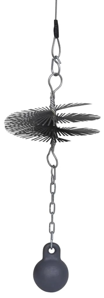 vidaXL Schoorsteenveegborstel rond Ø 15 cm
