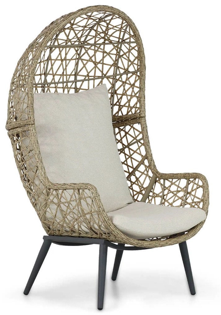 Coco Corso Strandstoel Aluminium/wicker Taupe
