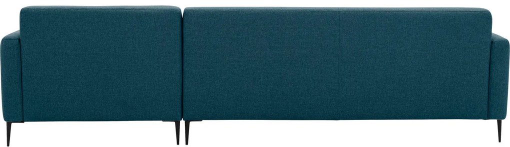 Goossens  Key West blauw, stof, 3-zits, modern design