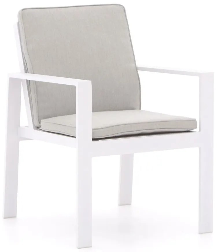 Dining tuinstoel | Bellagio  Vezzano | Aluminium | Wit | Kees Smit Tuinmeubelen