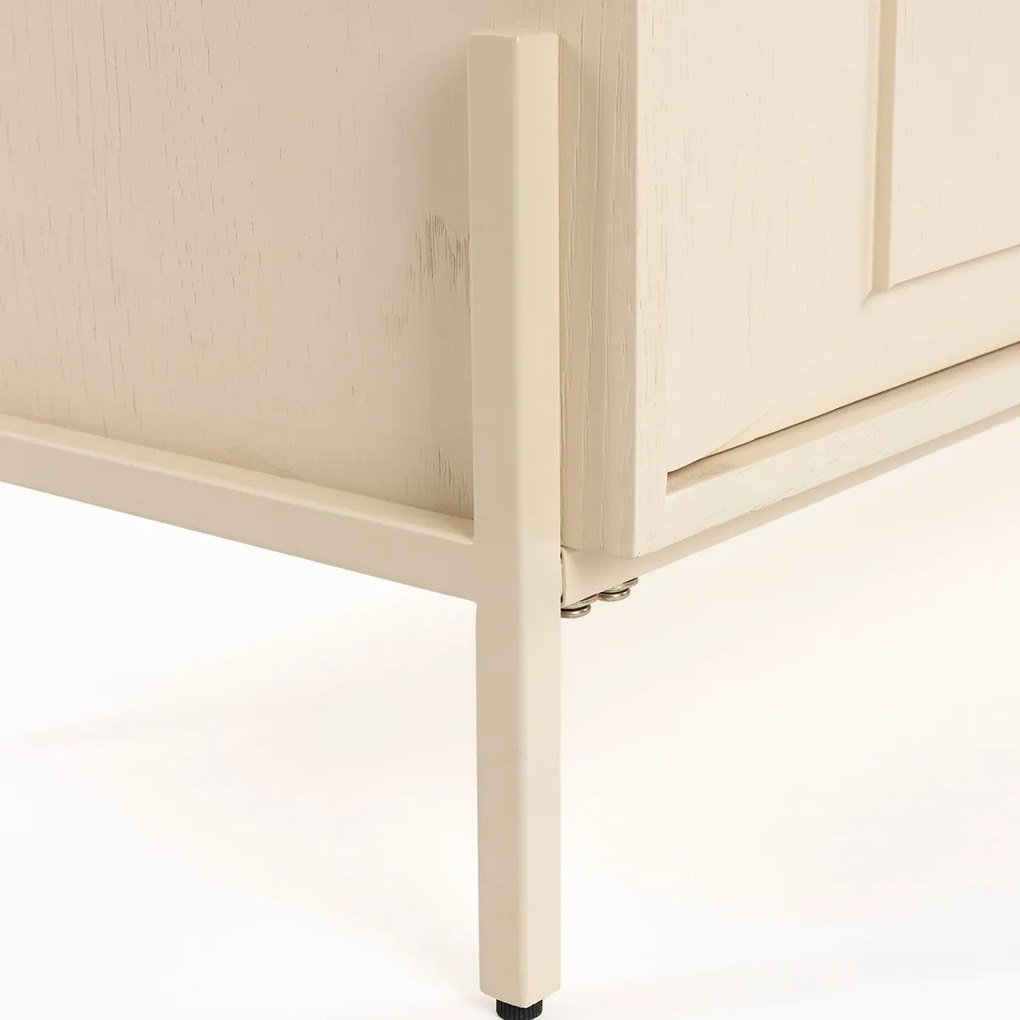 Zuiver Faces Tv-meubel Beige Hout Met Patroon - 160x40x60cm.