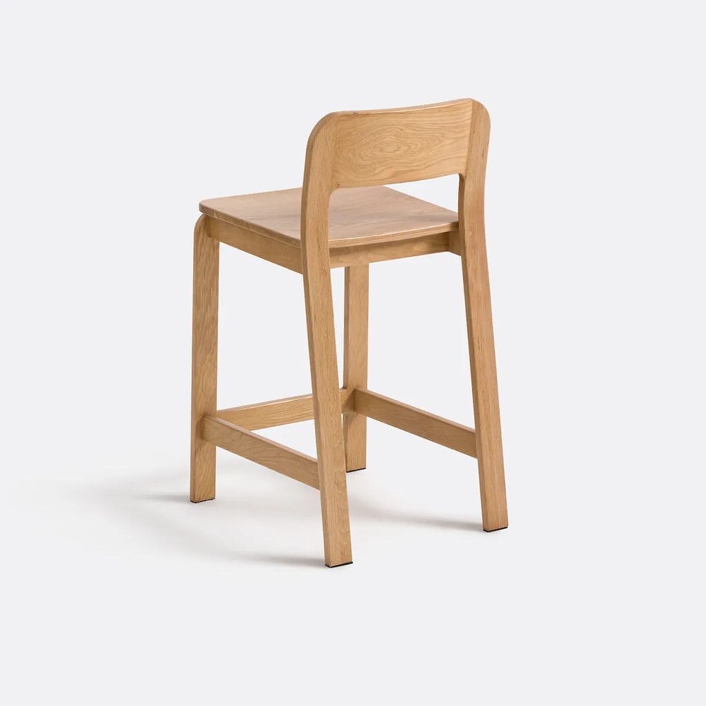 Massief eiken barkruk, Talet