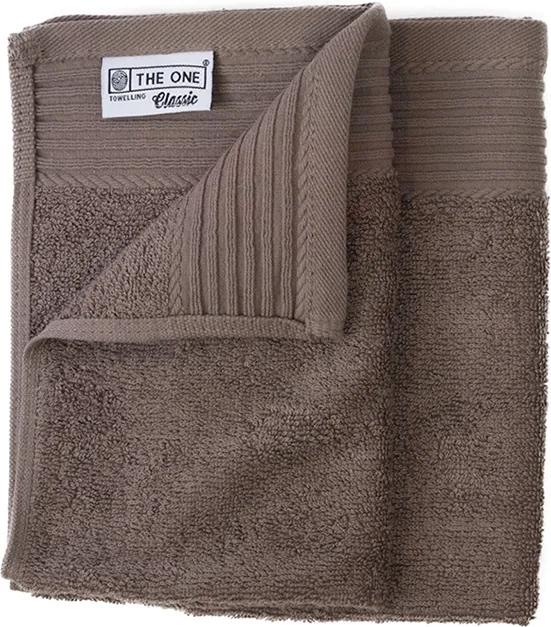 The One Towelling 2-PACK: Gastendoekjes Classic -30 x 50 cm - Taupe