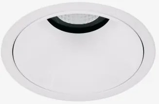 Downlight Led Inbouwspot Met Ronde Rand Ø8 Cm Voor Buitengebruik In Aluminium Orelva Warm Wit 2700k & Wit & 38º & 11 W - Sklum