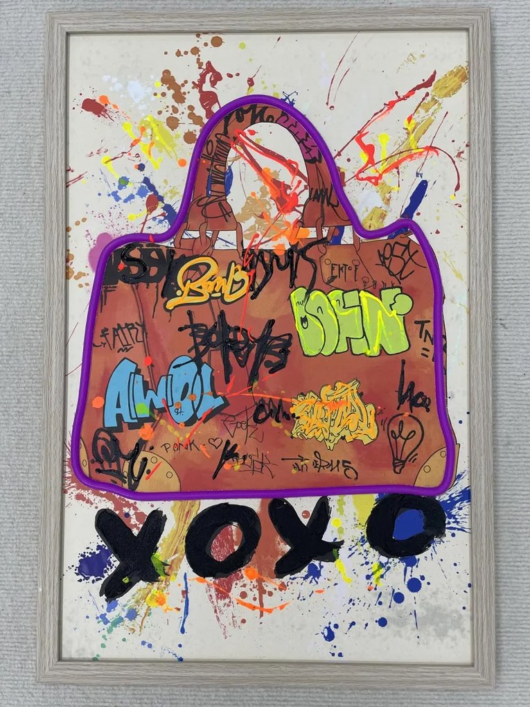 Neon Art Purse