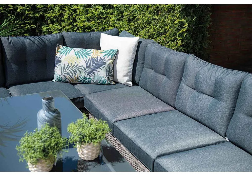 Garden Impressions Jaru lounge dining set 6-delig rechts - luxe kussens