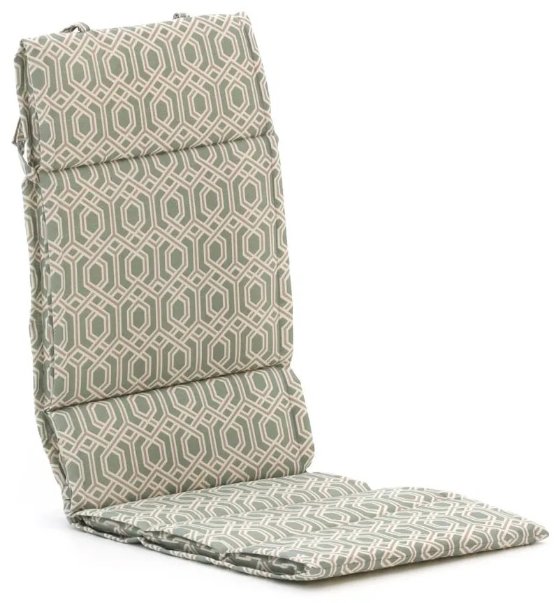 + 15% kassakorting | Dunne tuinkussen | Groen  | Katoen/Polyester | Madison | 125x50cm | Kees Smit Tuinmeubelen