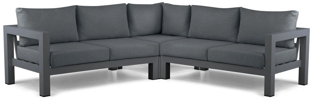 Hoek loungeset 5 personen Aluminium Grijs  Lifestyle Garden Furniture Luca