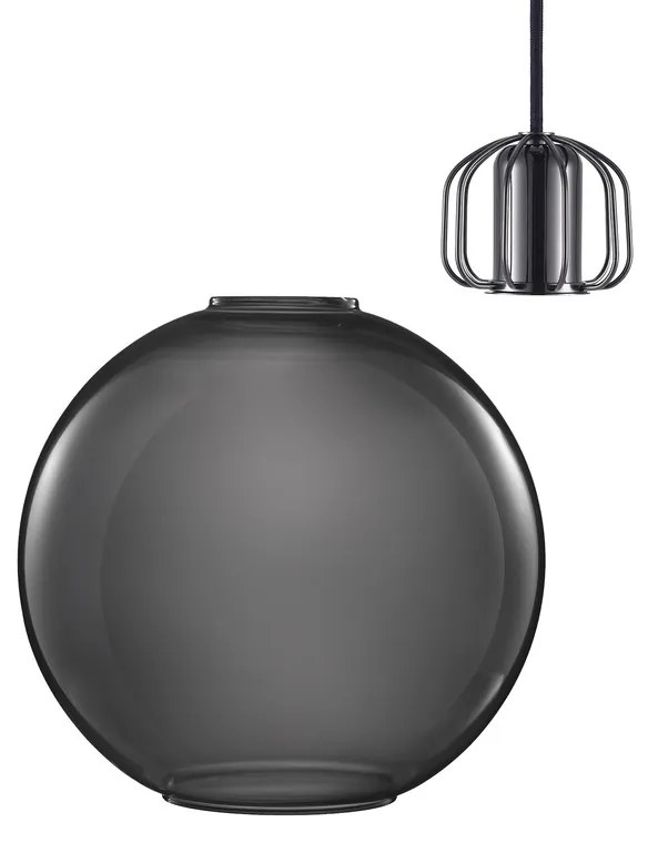 Nordlux hanglamp - zwart - 24x23.3 cm