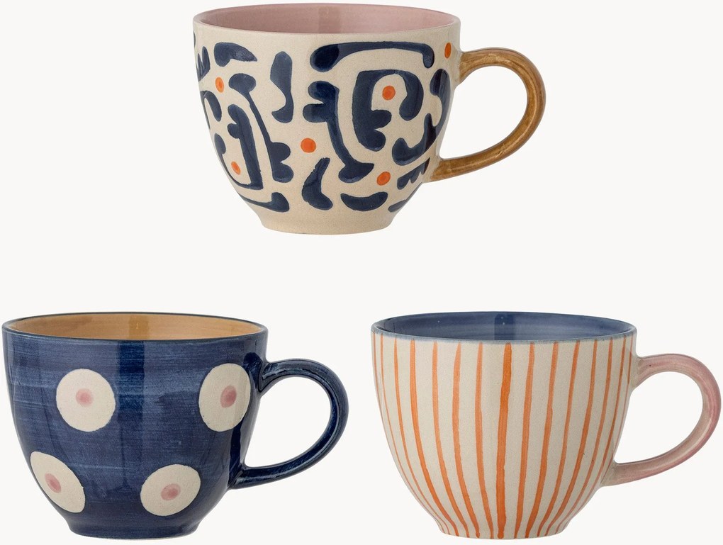 Handgemaakte mokken Eviaya (set van 3)