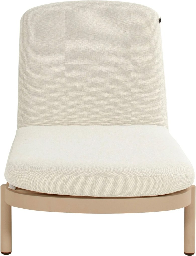 Hartman Palma Lounger Cappuccino Aluminium Taupe