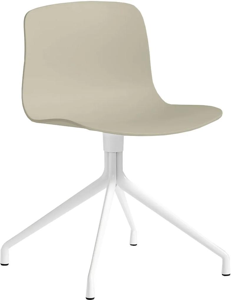 Hay About a Chair AAC10 stoel met wit onderstel Pastel Green