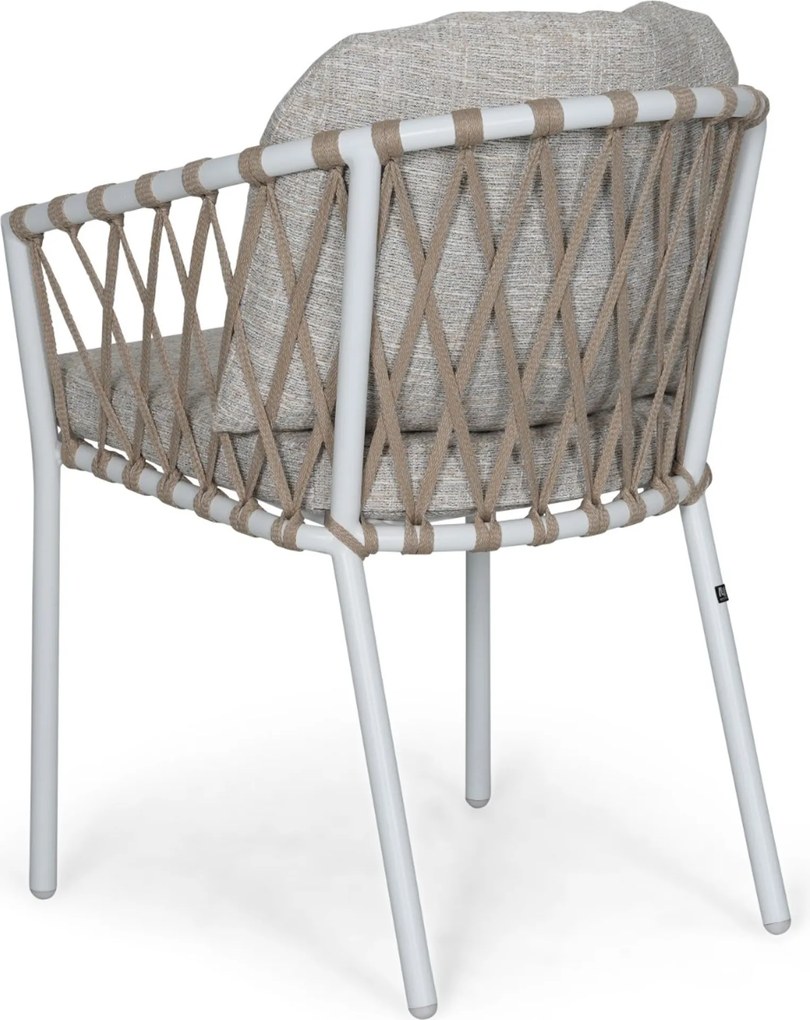 Tuinset 4 personen 160 cm Rope Wit Lifestyle Garden Furniture Morano/Tavona