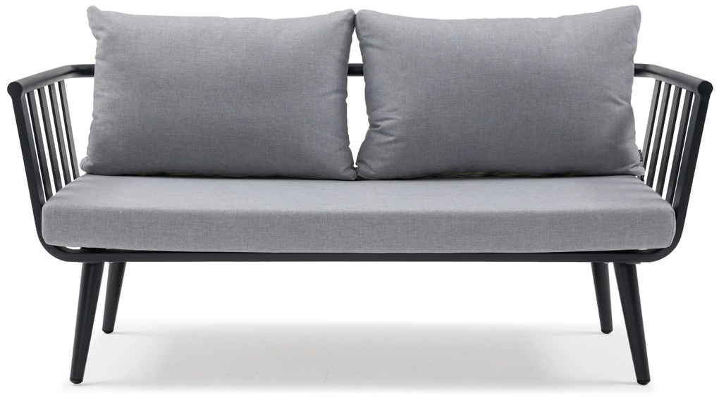 Stoel en Bank Loungeset 5 personen Aluminium Grijs De Laan Projects
