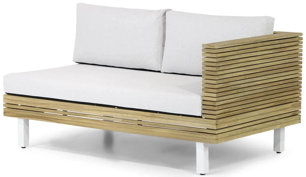 Hoek Hoek loungeset Teak Old teak greywash 6 personen Lifestyle Garden ...