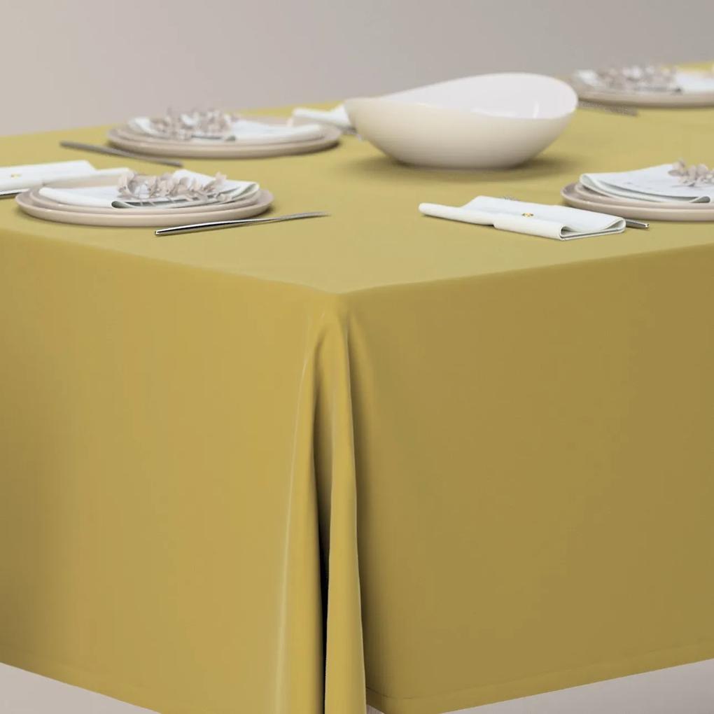 Dekoria Rechthoekig tafelkleed, olijfgroen, 130 x 130 cm