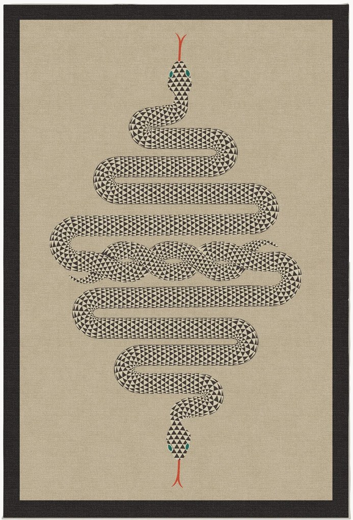 Wasbaar laagpolig vloerkleed Venom by Jonathan Adler
