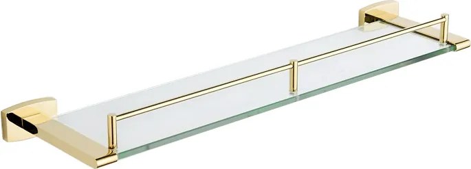 Mexen Zoja hangende glazen plank, goud - 7019137-50
