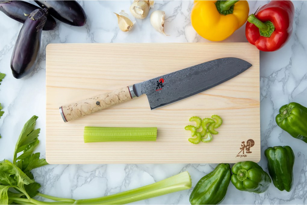 MIYABI BIRCHWOOD 5000MCD Santoku 18 cm - BIRCHWOOD 5000MCD - MIYABI