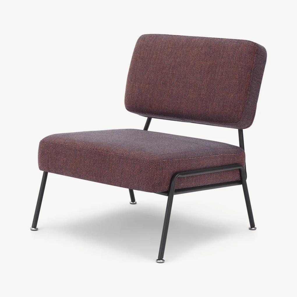 Knox fauteuil, donkerrood
