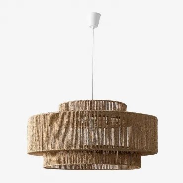 Hanglamp Voor Buiten Van Gevlochten Papier Kena Ø80 Cm - Sklum