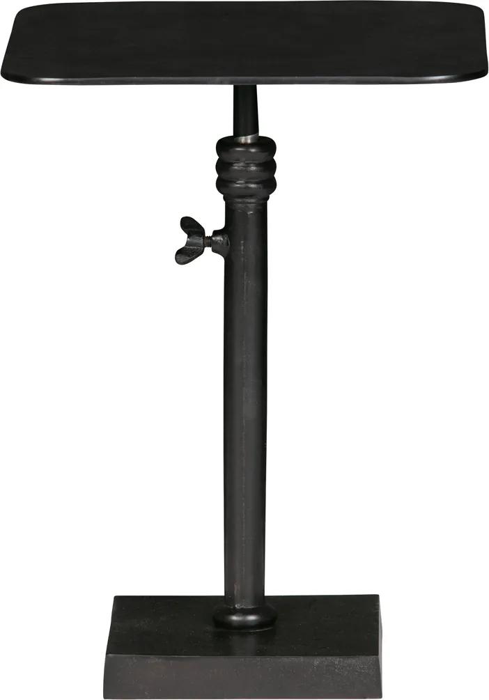 BePureHome Atelier Verstelbare Bijzettafel Zwart - 35 X 35cm.