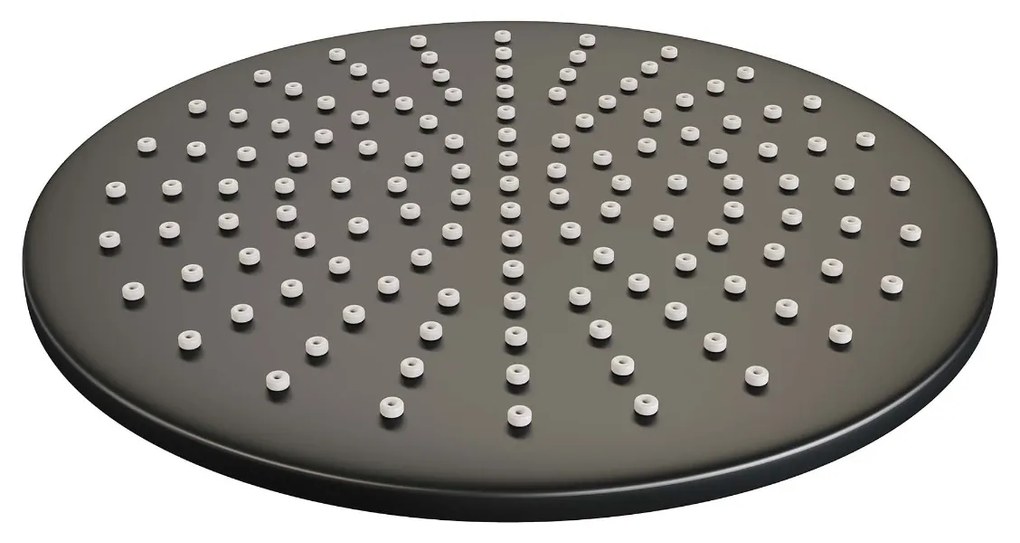 Brauer Black Edition complete inbouw regendouche met staafhanddouche, plafondarm, glijstang en hoofddouche 30cm set 18 zwart mat