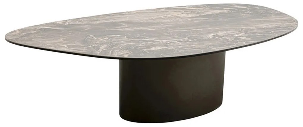 Organische Salontafel Keramiek - 150 X 86cm.