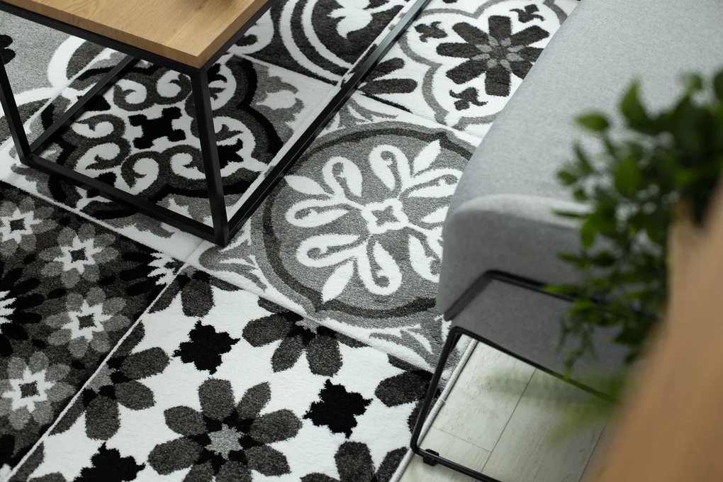 Tapijt ALTER Porto Bloemen , grijskleuring
