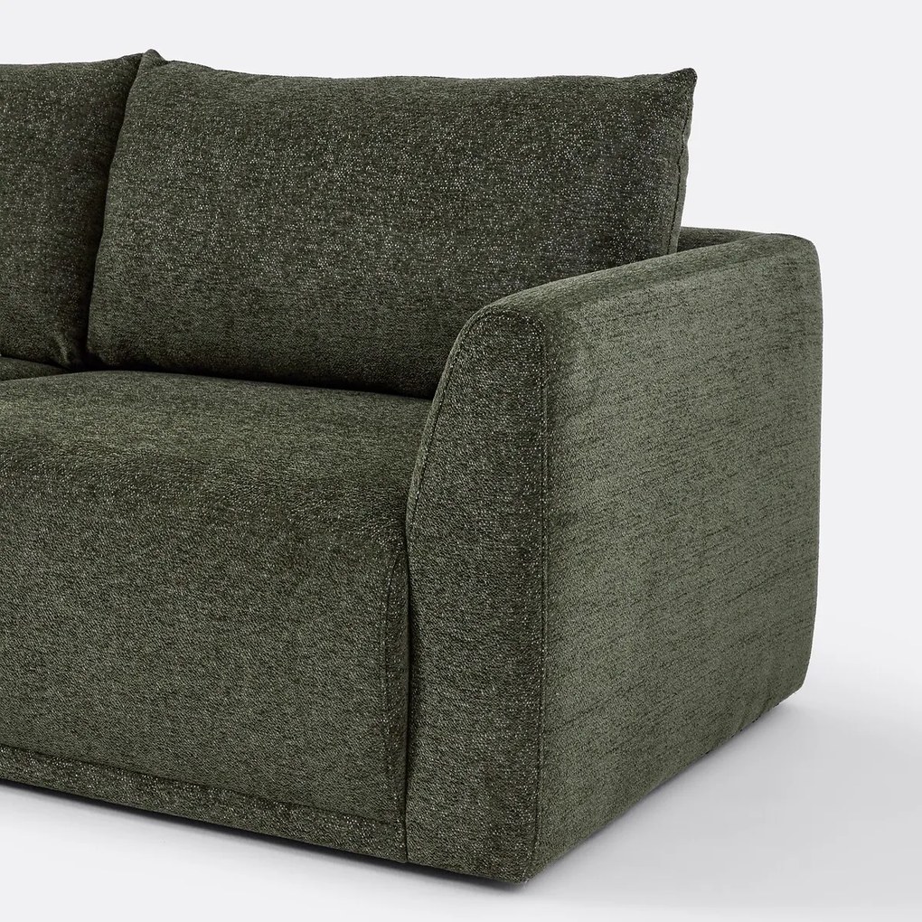 Hoekbank, links, mêlee rupsstof, Lupita