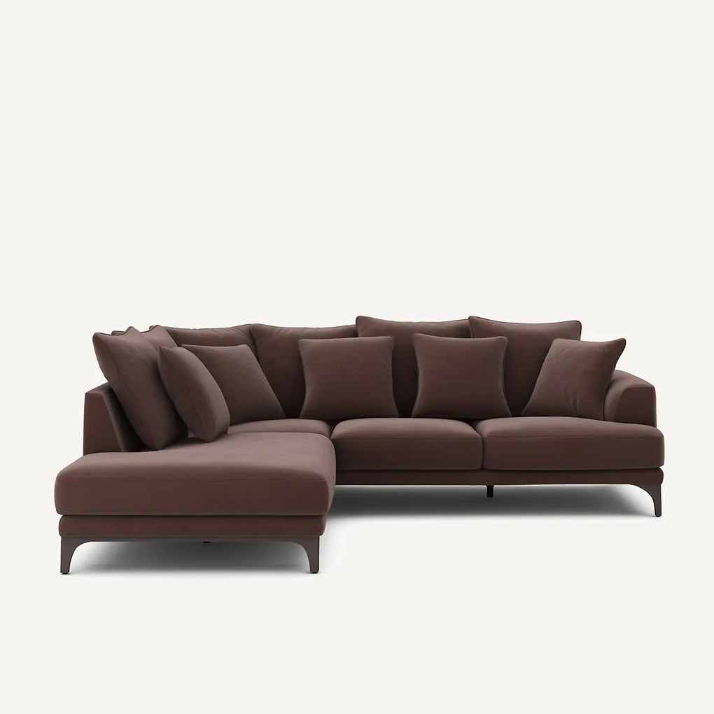 Fluwelen linnen hoekbank, ARMENTO