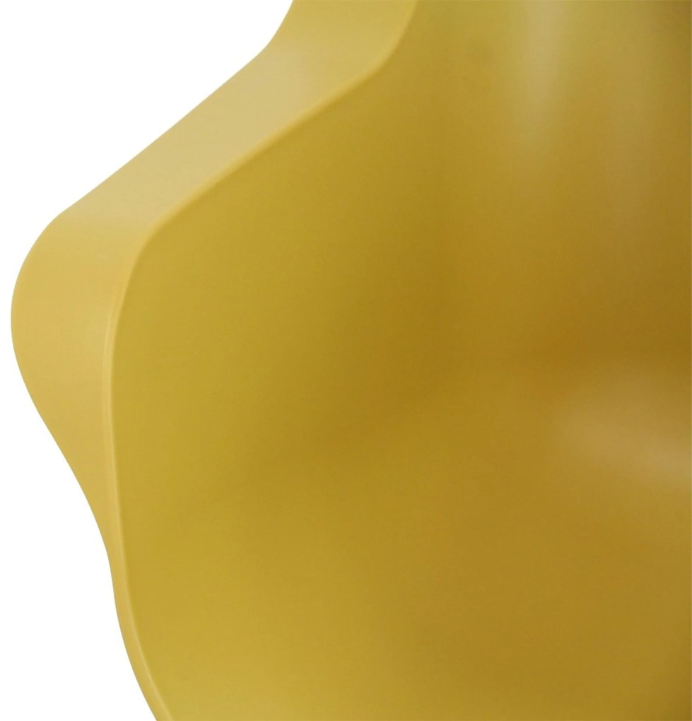 Tuinstoel Kunststof Geel Hartman Sophie Element  curry yellow - met gratis kussen