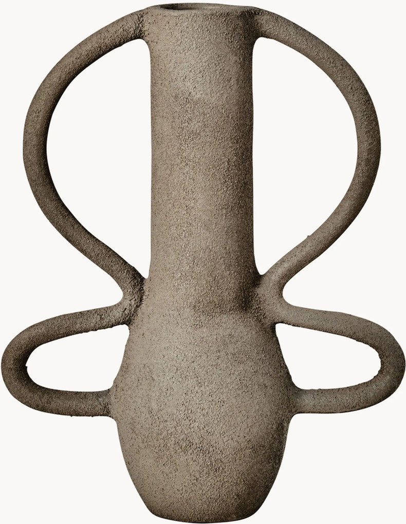 Aluminium vaas Deriva, H 28 cm