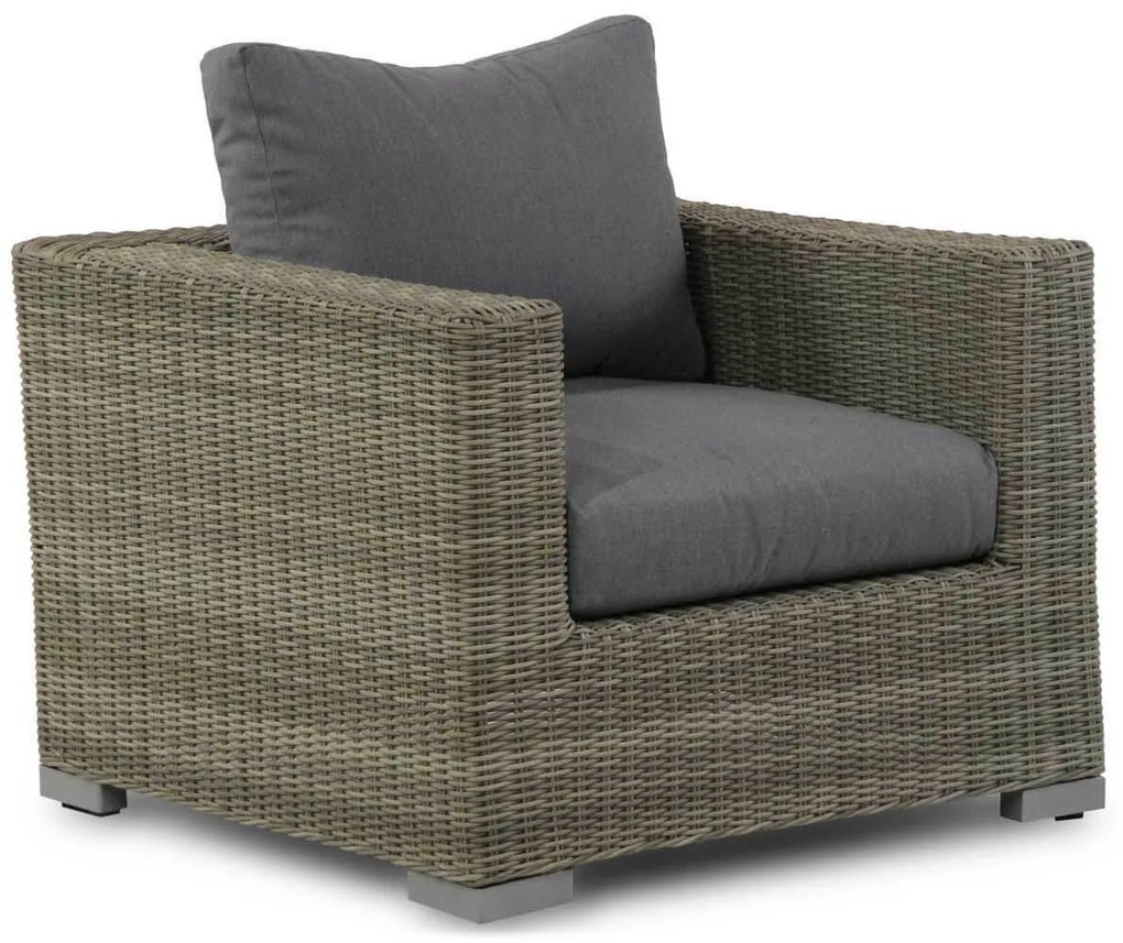 Loungeset  Wicker Taupe 2 personen Garden Collections Toronto