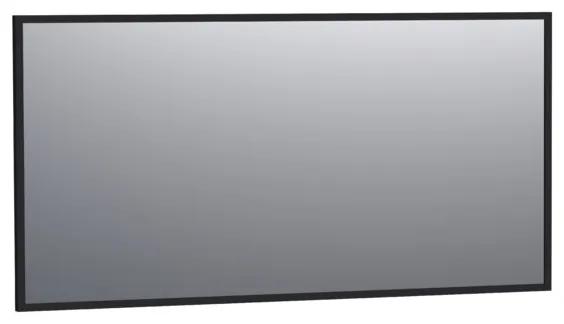 Saniclass Silhouette 140 spiegel 139x70cm zwart aluminium 3506